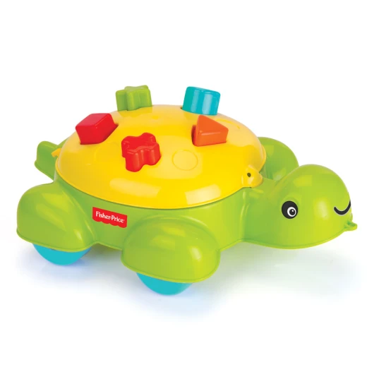 Fisher Price Turtle Shape Sorter Toddler Toy Shape Recognition & Dexterity Development Educational Baby Toy - Fisher-Price - Image 2