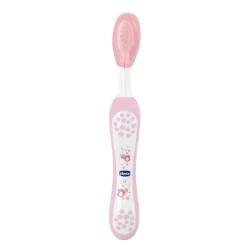 Chicco Milk Teeth Toothbrush +6m, Pink