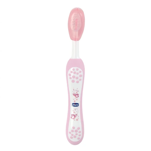 Chicco Milk Teeth Toothbrush +6m, Pink Chicco Milk Teeth Toothbrush +6m, Pink
