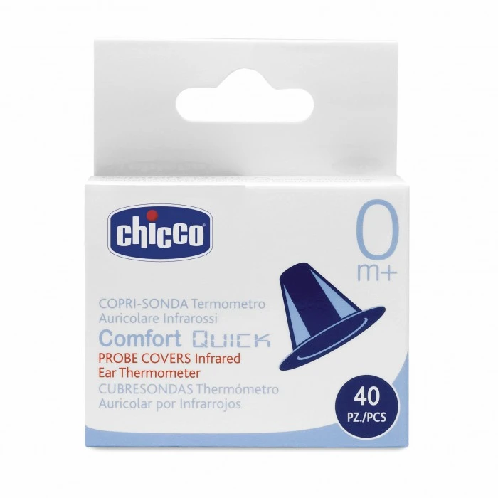 Chicco Probe Covers for Comfort Quick Thermometer - 40 Pieces - تشيكو