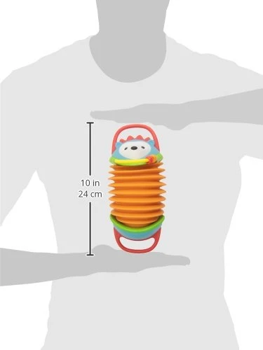 Skip Hop Baby Explore and More Musical Instrument Accordion Toy, Multi, Hedgehog - Skip Hop - Image 5