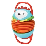Skip Hop Baby Explore and More Musical Instrument Accordion Toy, Multi, Hedgehog - Skip Hop