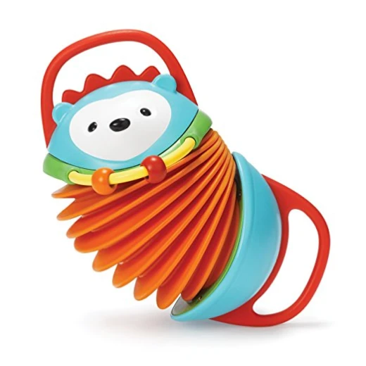 Skip Hop Baby Explore and More Musical Instrument Accordion Toy, Multi, Hedgehog - Skip Hop - Image 2