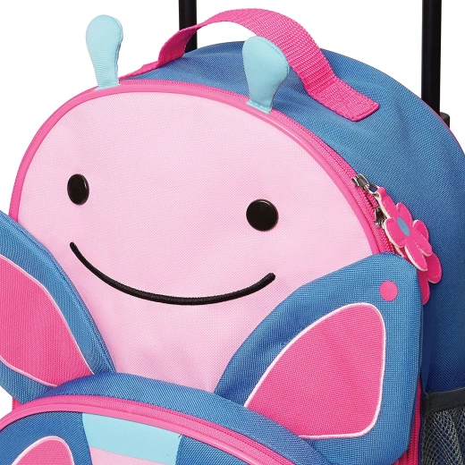 Skip Hop Zoo Little Kid Travel Rolling Luggage Backpack - Butterfly - Skip Hop - Image 2