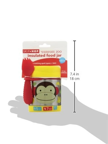 Skip Hop Zoo Insulated Food Jar - Monkey - سكيب هوب - Image 6