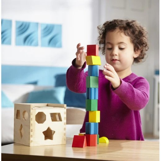 Melissa & Doug Shape Sorting Cube Classic Toy - Melissa &amp; Doug - Image 5