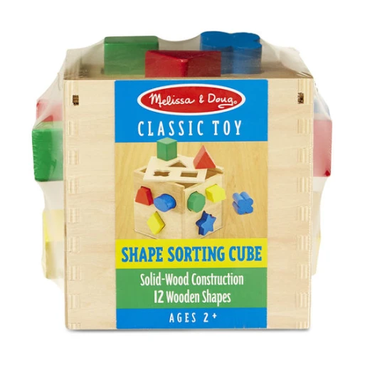 Melissa & Doug Shape Sorting Cube Classic Toy - Melissa &amp; Doug - Image 3