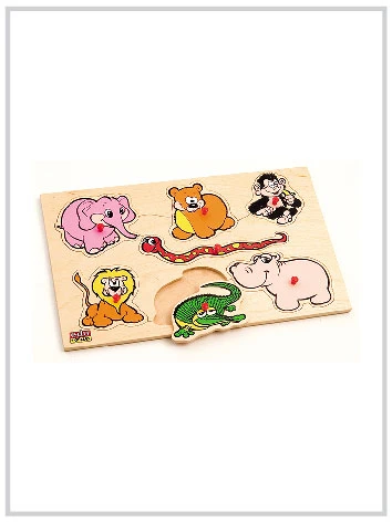 Edu Fun Insert Boards (Wild animals) - Edu Fun