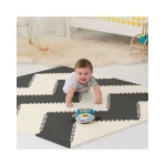 Skip Hop Geo Foam Play Mat, Black and White, Large, 1 Piece - Skip Hop