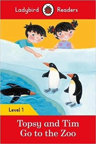 Ladybird - Topsy and Tim: Go to the Zoo Level 1 - كتب ليدي بيرد