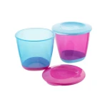 Tommee Tippee - Explora Pop Up Weaning Pot 2 pc (Pink or Blue) - أزرق - تومي تيبي