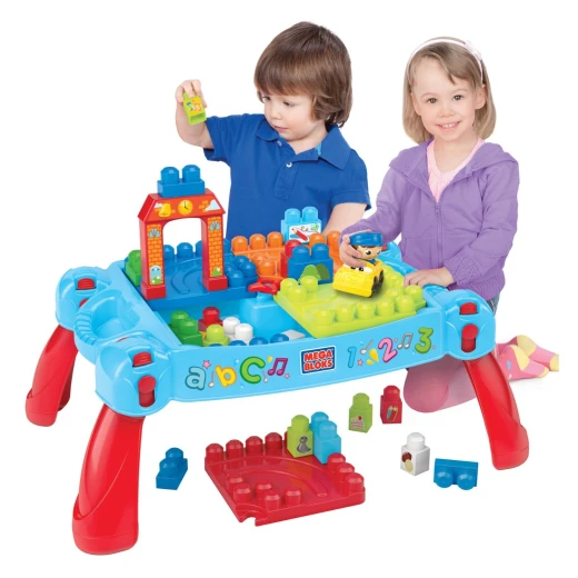 Mega Bloks Build 'n Learn Table Building Set - ميجا بلوكس - Image 2