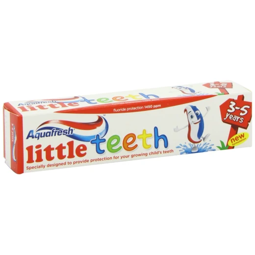 Aquafresh Little Teeth Toothpaste (3-5 Years), 50 ml - أكوا فريش - Image 3