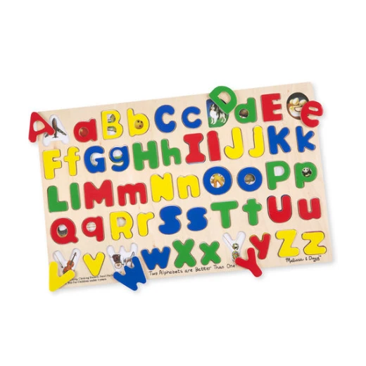 Melissa & Doug Upper & Lower Case Alphabet Puzzle - Melissa &amp; Doug - Image 5