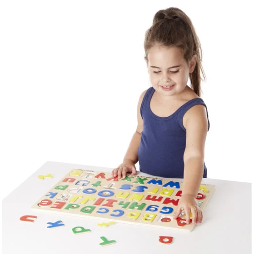 Melissa & Doug Upper & Lower Case Alphabet Puzzle - Melissa &amp; Doug - Image 6