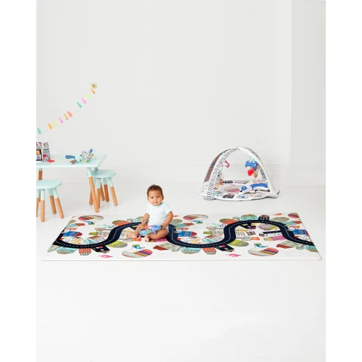 Skip Hop Doubleplay Reversible Playmat - Vibrant Village - سكيب هوب - Image 3