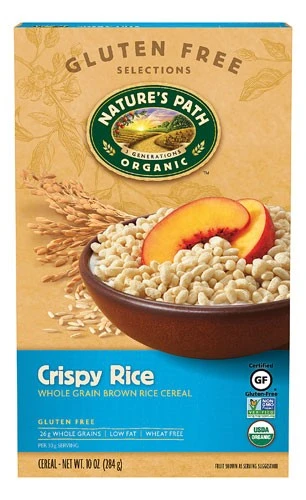 Nature's Path Gluten Free Crispy Rice Cereal 284g - ناتشورز باث اورجانيك