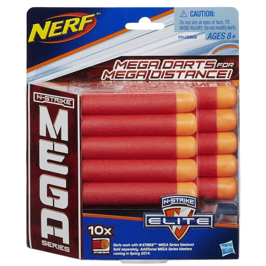 Nerf N-Strike Elite Mega Series 10-Dart Refill Pack Nerf N-Strike Elite Mega Series 10-Dart Refill Pack