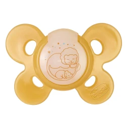 Chicco Physio Comfort Neutral Silicone Soother (1 Piece, Glowing)