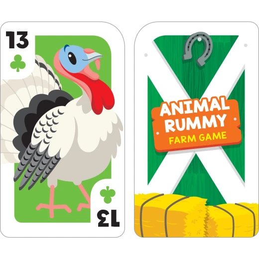 School Zone Farm Animal Rummy Card Game for Kids: Matching and Counting Educational Fun - School Zone - Image 2