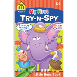 School Zone - My First Try & Spy - Little Busy Book