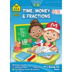 School Zone - time , money and fractions grade 1-2 - سكول زون