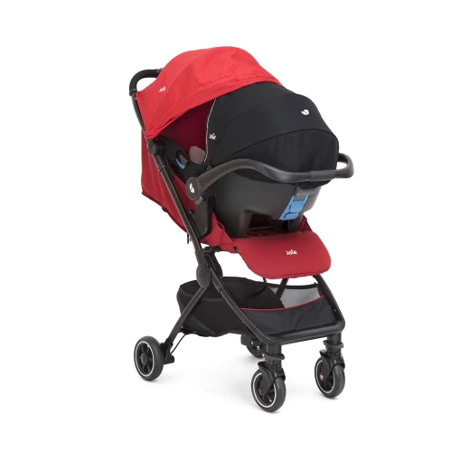 Joie Pact Stroller in Cranberry Red: Compact Travel Stroller for Newborns and Infants. Lightweight, Foldable Design for Easy Storage and Transport. Ideal for Travel and Everyday Use. - Joie - Image 5