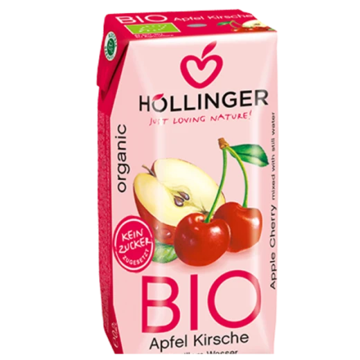 Hollinger Organic Apple Cherry Juice 200ml Hollinger Organic Apple Cherry Juice 200ml