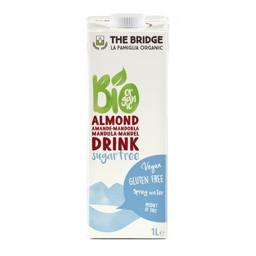 The Bridge Bio Almond Drink Sugar Free 1L The Bridge Bio Almond Drink Sugar Free 1L