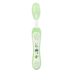 Chicco- Green -  Milk Teeth toothbrush (6 m - 3yrs)