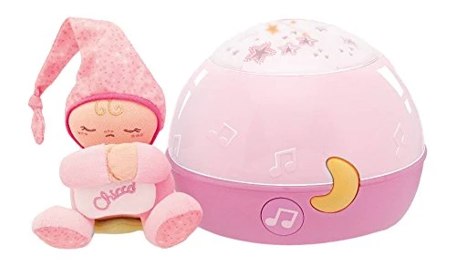 Chicco Goodnight Stars Soft Musical Nightlight - Pink - Chicco - Image 4