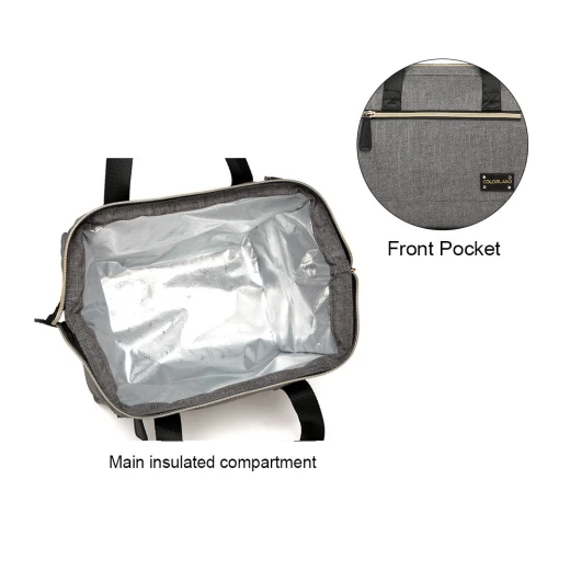Colorland Baby Changing Bag (Gray) - كولورلاند - Image 4