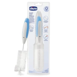Chicco Bottle Brush Set for Feeding Bottles and Accessories 0 Month and +