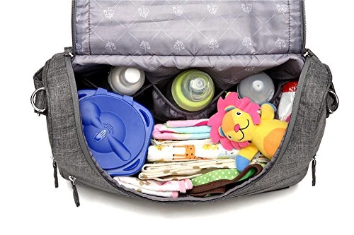 Colorland Herman Shoulder Baby Changing Bag (Gray) - Colorland - Image 5