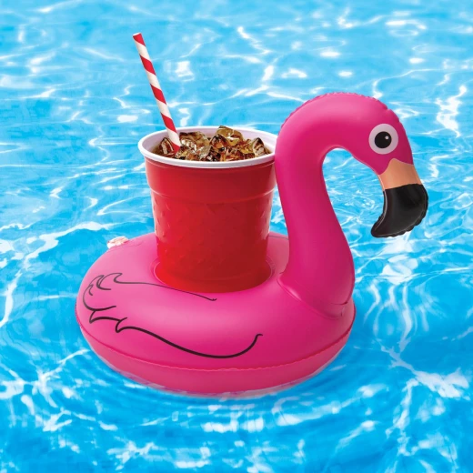 BigMouth Inc Flamingo Cup Holder 3 Pack Floating Pool Drink Holders for Pool Parties - BigMouth Inc. - Image 2