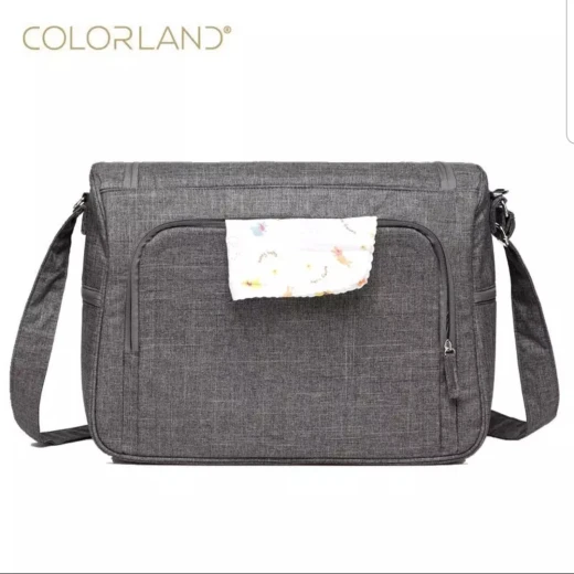 Colorland Herman Shoulder Baby Changing Bag (Gray) - Colorland - Image 13