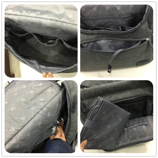 Colorland Herman Shoulder Baby Changing Bag and mother bags  (Black) - Colorland - Image 2