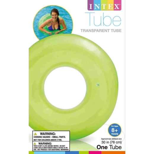 Intex Transparent Tubes, Orange Color 76cm - Intex - Image 5