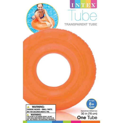 Intex Transparent Tubes, Orange Color 76cm - Intex - Image 6
