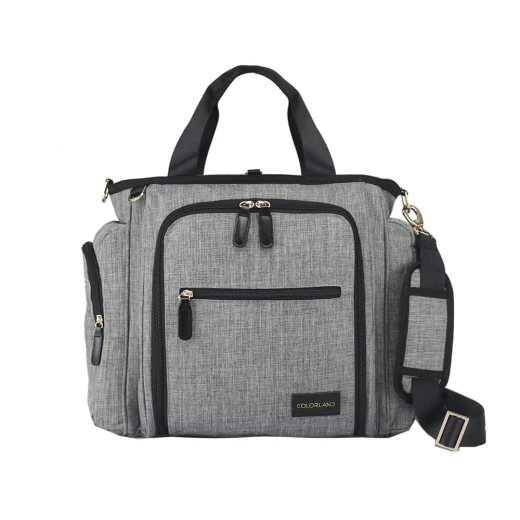 Colorland Gabrielle Tote Baby Changing Bag, Heather Grey Colorland Gabrielle Tote Baby Changing Bag, Heather Grey