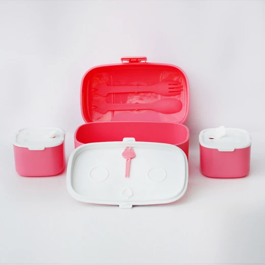 Look Back Lunch Box For Kids, Pink Color - Look Back - Image 2