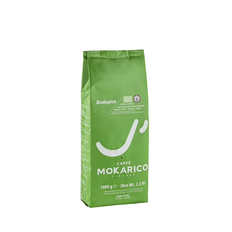Mokarico Organic Arabica Roasted Beans Coffee 1K - Mokarico