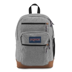 Jansport Cool Student Backpack Grey Letterman Poly 34 Litre