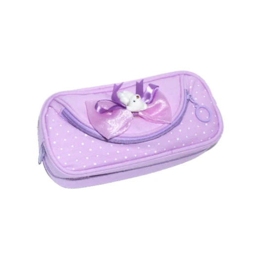 Rectangle Pencil Case, Pink or Purple - زهري Rectangle Pencil Case, Pink or Purple - زهري