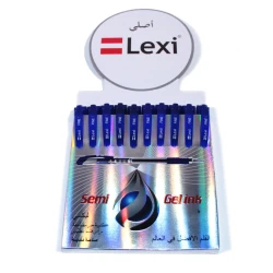 أقلام حبر جاف ليكسي بلو - عبوة من 10 أقلام، كتابة سلسة، تدفق حبر موثوق، مثالية للمدرسة والمكتب والاستخدام اليومي