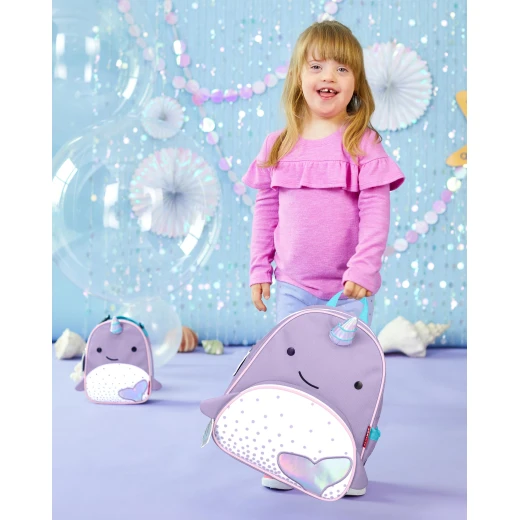 Skip Hop Zoo Little Kid Backpack, Narwhal - سكيب هوب - Image 4