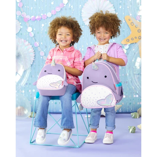 Skip Hop Zoo Little Kid Backpack, Narwhal - سكيب هوب - Image 3