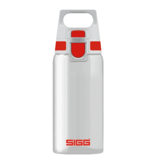 SIGG Water Bottle Total Clear ONE Red 0.5 L SIGG Water Bottle Total Clear ONE Red 0.5 L