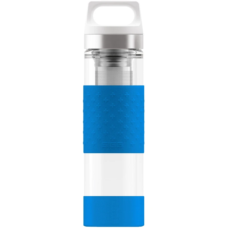 SIGG Thermo Flask Hot & Cold Glass Electric Blue Bottle 0.4 L - سيغ