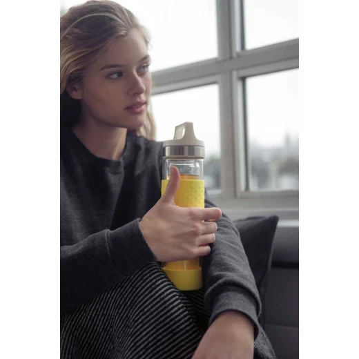 SIGG Thermo Flask Hot & Cold Glass Ultra Lemon Bottle 0.4 L - سيغ - Image 2